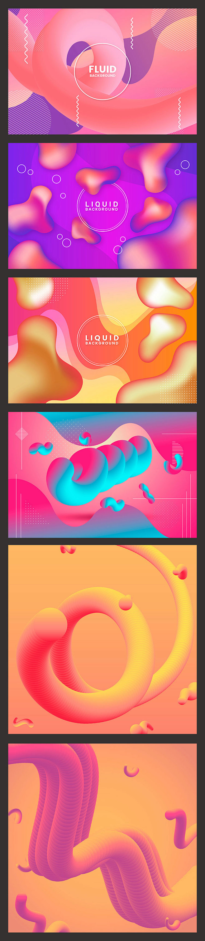 渐变3D立体抽象几何线条炫酷网页UI背景...