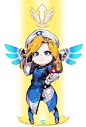 overwatch fanmade mercy 01, shuu shuu