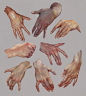 ArtStation - Hand Studies, Christophe Young