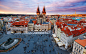 Sunset Prague Square, old town hall. by PM and Ambrosia  on 500px