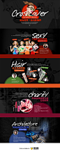 美妆跨界美出新境界时尚banner设计，来源自黄蜂网http://woofeng.cn/