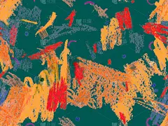 民族手画标题。