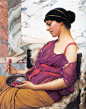 John William Godward  油画作品