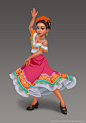 Traditional Mexican girl (1st part) 