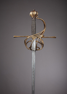 细剑(rapier)是一种流行于16~17 世纪欧洲(主要是西欧)的单手剑,它的
