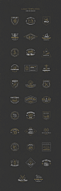 Logo Maker : This pack includes 32 unique logo templates. Very easy to modify and use, perfect for creating logos, labels, badges, apparel, typography, websites, banners, stamps, stickers, t-shirts, etc.