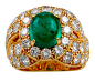MAUBOUSSIN Cabochon Emerald Suite Necklace - Yafa Jewelry