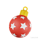 圣诞装饰球 baubles @到位啦UI素材 圣诞节3D图标
