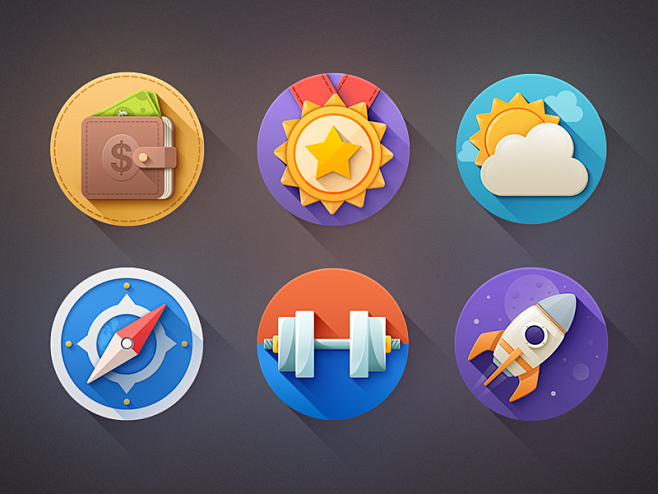 Flat Icons by Sam Mo...