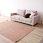 MiniMore宜家北欧现代简约新西兰羊毛印度手工地毯客厅卧室地垫M+-淘宝网