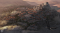 Assassin's Creed Origins, Eddie Bennun : Production Concept Art  for Roman Citadel in Cyrenaica
