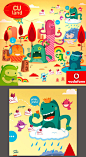 :::Vodafone CU Land - Mobile Monsters::: on Behance