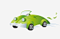 绿色环保小汽车高清素材 卡通 汽车 环保 绿色 节能 免抠png 设计图片 免费下载