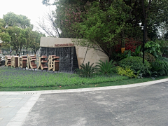 ╮Amanda采集到景墙logo墙