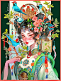 | 国风&国潮插画|汉服|古风