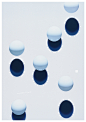 简约主义“乒乓球”主题平面海报 | 日本艺术总监和平面设计师 Yuri Uenishi