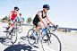 Cyclists in race on rural road by Caia Images on 500px