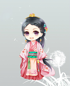 小代家的小迷糊采集到古风 — Q版