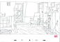 the illusionist l'illusionnista production drawing tati chomet BG19