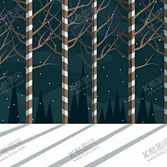 冬天背景  【酷图网】冬天背景,冬日背景,冬日风景,下雪,雪地,寒冷,冬天壁纸,景色,自然季节,冬季,插图,冰天雪地,手绘,卡通,风景地形,