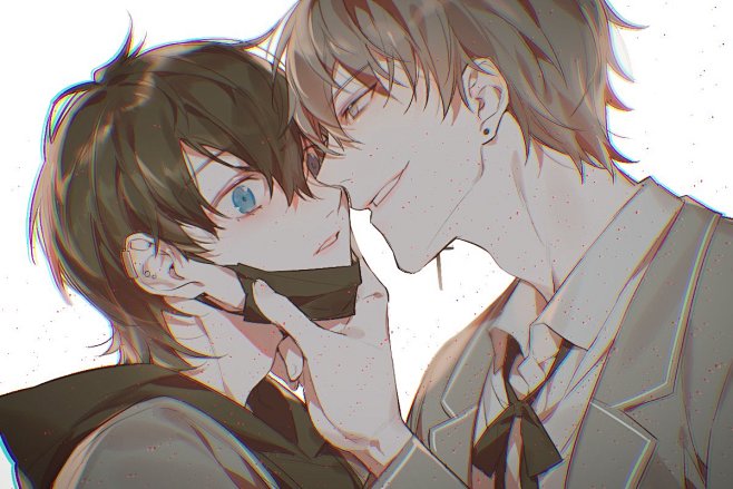 双人男性对手