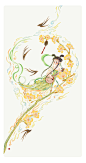 春_猫小叶__插画师作品_涂鸦王国gracg.com