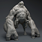 Gorilla, , markblueman - CGSociety