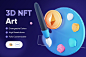3D NFT Art Icon