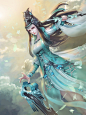剑侠情缘网络版叁 藏剑，七秀，纯阳，五毒，天策，万花 同人图 插画
