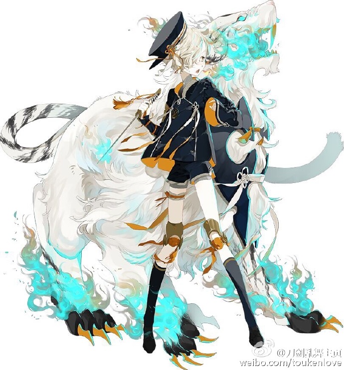 刀剣乱舞##五虎退# 五虎退・極立绘一览，番号48。