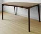 原木 纯实木家具 北欧宜家 白橡木实木餐桌 现代餐桌的图片