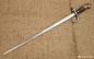 法国1874对号极品“重剑”刺刀，一战前主战刺刀
