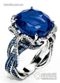 【 宝石神秘的能量 】 9月诞生蓝宝石象征：慈爱、诚实、善良等。@北坤人素材