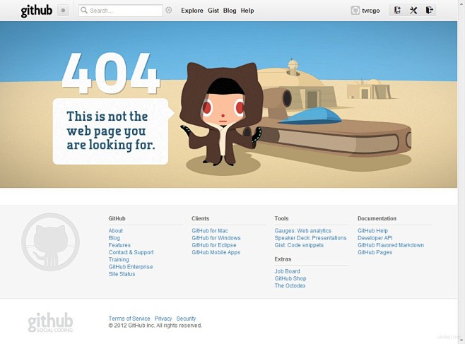 50个各种创意的404页面ui设计欣赏
