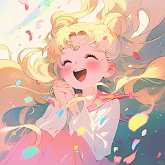 神奇锦鲤头像心想事橙美少女战士