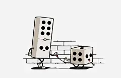 遛骰子矢量图高清素材 插画 免费下载 页面网页 平面电商 创意素材 png素材