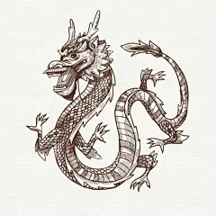 卡通龙  - 源文件下载【酷图网】2024龙年,甲辰年,生肖龙,龙,卡通龙,手绘龙,龙王,龙年年画,龙年门贴,龙年素材,春节素材,龙年卡通形象,龙年形象,龙年插画,龙插画,龙年海报,龙年海报素材,龙年贺卡,本命年抱枕,国潮龙年插画,龙年国潮插画,龙矢量,矢量龙,龙剪影,龙简笔画,龙线稿,矢量祥云,祥云,传统图腾,传统龙纹,古典龙纹