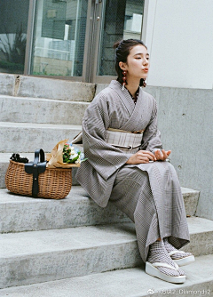 -海千山千-采集到【服饰】现代着物