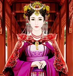 【手绘收藏】待嫁心女儿情_古装手绘美女图片吧_百度贴吧