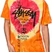 美国stussy正品代购 橙色 扎染 潮牌TEE 短袖 T恤 包邮 - Stussy