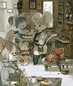 【日本插画师 Minato 萌萌哒的童话插画作品】-失眠的熊先生-微头条(wtoutiao.com)