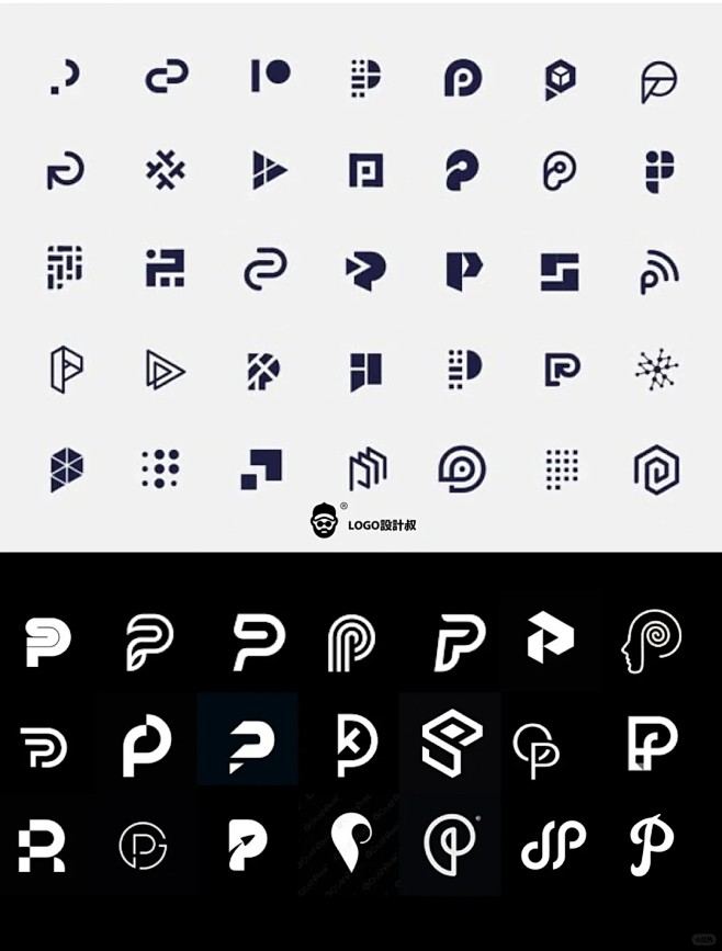 灵感采集⭐300个字母P元素图形logo设计分享_9_设计叔logo设计_来自小红书网页版