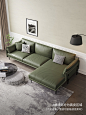 宜洛真皮沙发小户型家用沙发轻奢现代极简沙发意式直排沙发客厅-tmall.com天猫