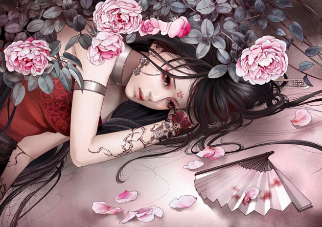 繁花如素：张小白的唯美插画世界 | 视觉...