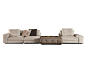 Lawrence Seating System by Minotti | Modular sofa systems