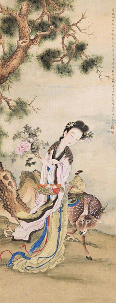 ઇ一念清净ଓ采集到國畫-三星麻姑