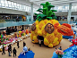 国外购物中心超壮观气球展_展览_活动_海洋生物