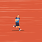 Google Euro Sport - Part 1 : We collaborated with AKQA to work on a series of gif animations for Google Euro SPort 2015.