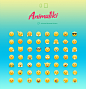 Animatiki - FREE iOS Animated Stickers : Animated everlasting classic yellow funny faces. Clean 56 smilies with smooth animation for iMessage