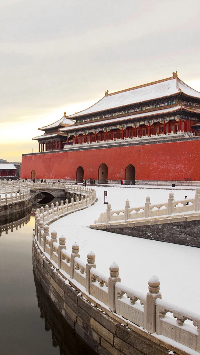 故宫雪景-花瓣网